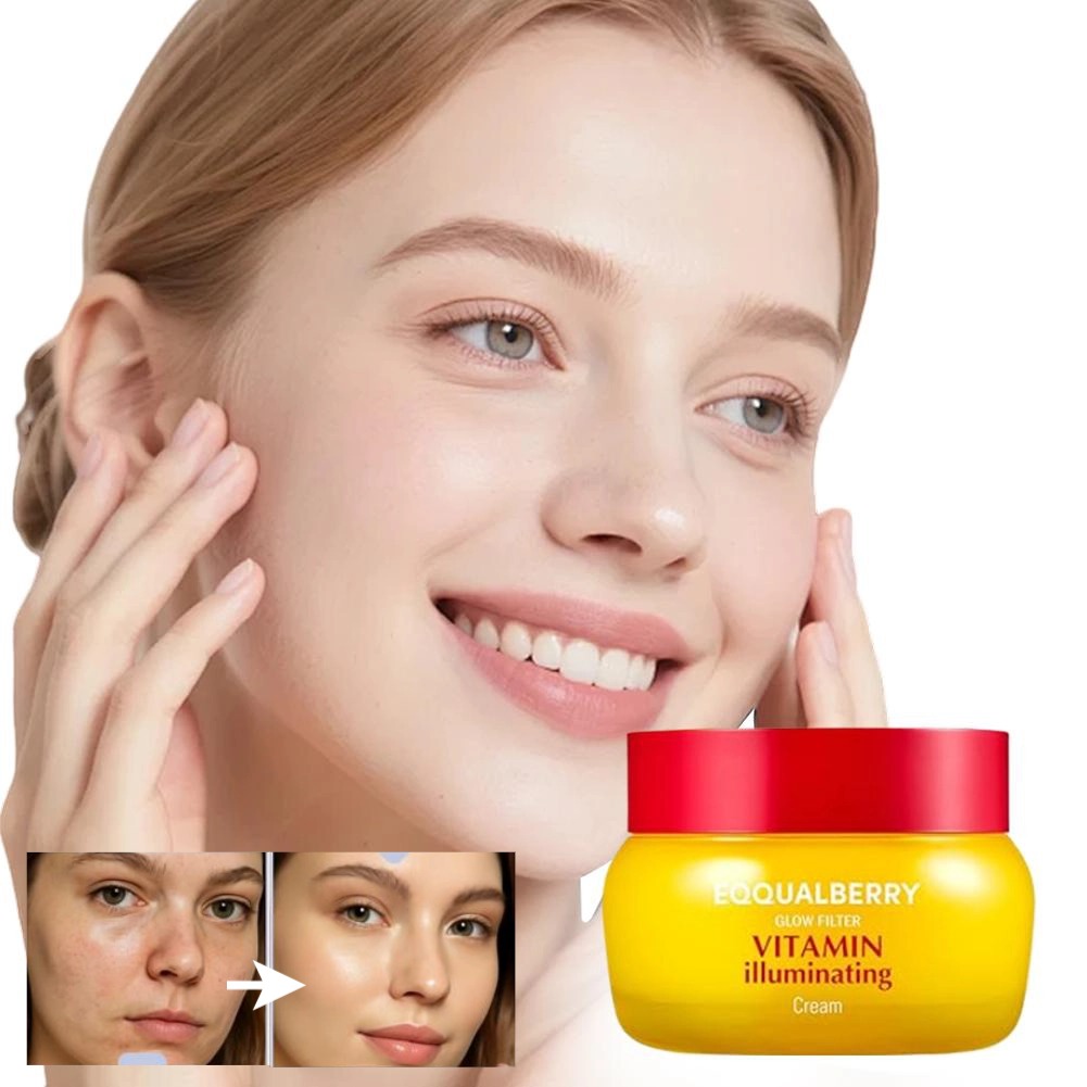 Vitamin C Serum - ครีมบำรุงผิวหน้าเพิ่มความกระจ่างใส วิตามินซี เชอร์รี่ EQQUALBERRY สูตรต้นตำรับจากเกาหลี ช่วยลดเลือนริ้วรอย