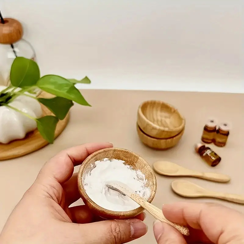 Face Mask Skincare - ชุดชามผสมมาส์กหน้าจากไม้ไผ่, อุปกรณ์ทำมาส์กหน้า DIY สำหรับการดูแลผิว, ชุดอุปกรณ์ผสมมาส์กหน้าพร้อมชาม, ไม้พาย,