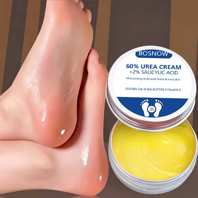 Urea Foot Cream - 1ชิ้น/2ชิ้น/3ชิ้น【ป้องกันความแห้งกร้านขั้นรุนแรง】บาล์มบำรุงมือและเท้า 60% ยูเรีย + 2% กรดซาลิไซลิก