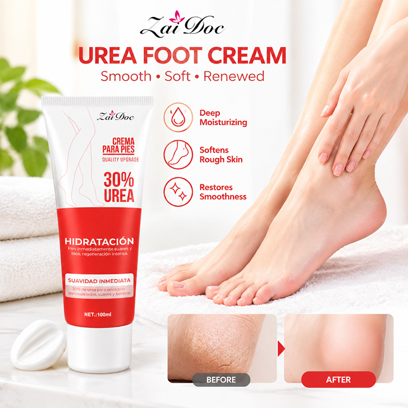 Urea Foot Cream - ZaiDoc ครีมบำรุงเท้า ยูเรีย 100 มล. 2/4