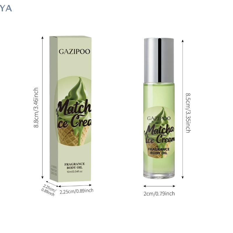 Body Lotion - น้ำมันหอมระเหยกลิ่นมัทฉะแบบโรลออน กลิ่นหอมติดทนนาน น้ำมันหอมระเหยสำหรับผู้หญิง พกพาสะดวก ใช้ได้ทุกวัน