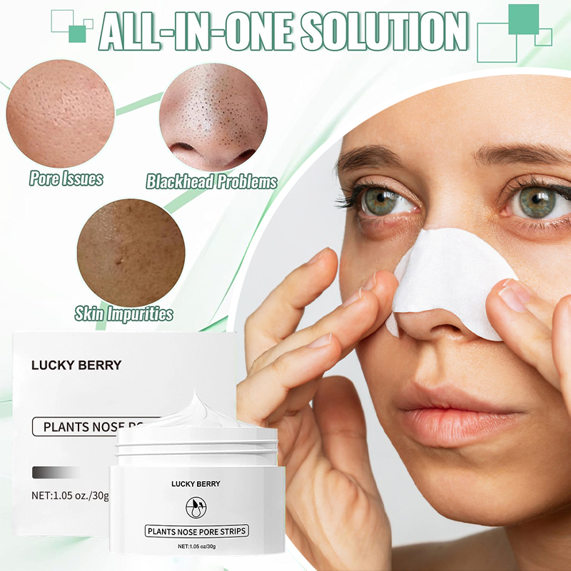 Face Mask Skincare - มาส์กโคลนขาวทำความสะอาดล้ำลึกสำหรับจมูก – มาส์กแบบลอกออกเพื่อทำความสะอาดรูขุมขนบริเวณทีโซน ควบคุมความมัน ดูแลสิวเสี้ยน และช่วยให้ผิวกระจ่างใสอย่างอ่อนโยน