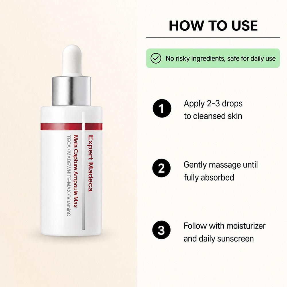 มาเดก้า เมลา แคปเจอร์ แอมพูล แ - Vitamin C Serum บทวิจารณ์และราคา