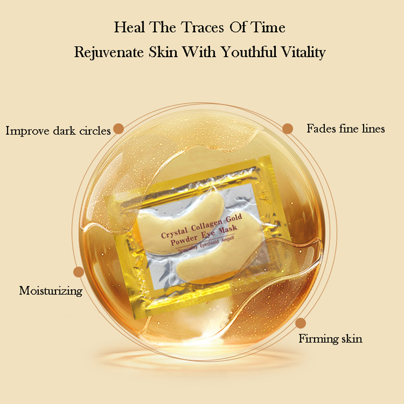 10/20pcs Golden Crystal Collag - Face Mask Skincare บทวิจารณ์และราคา