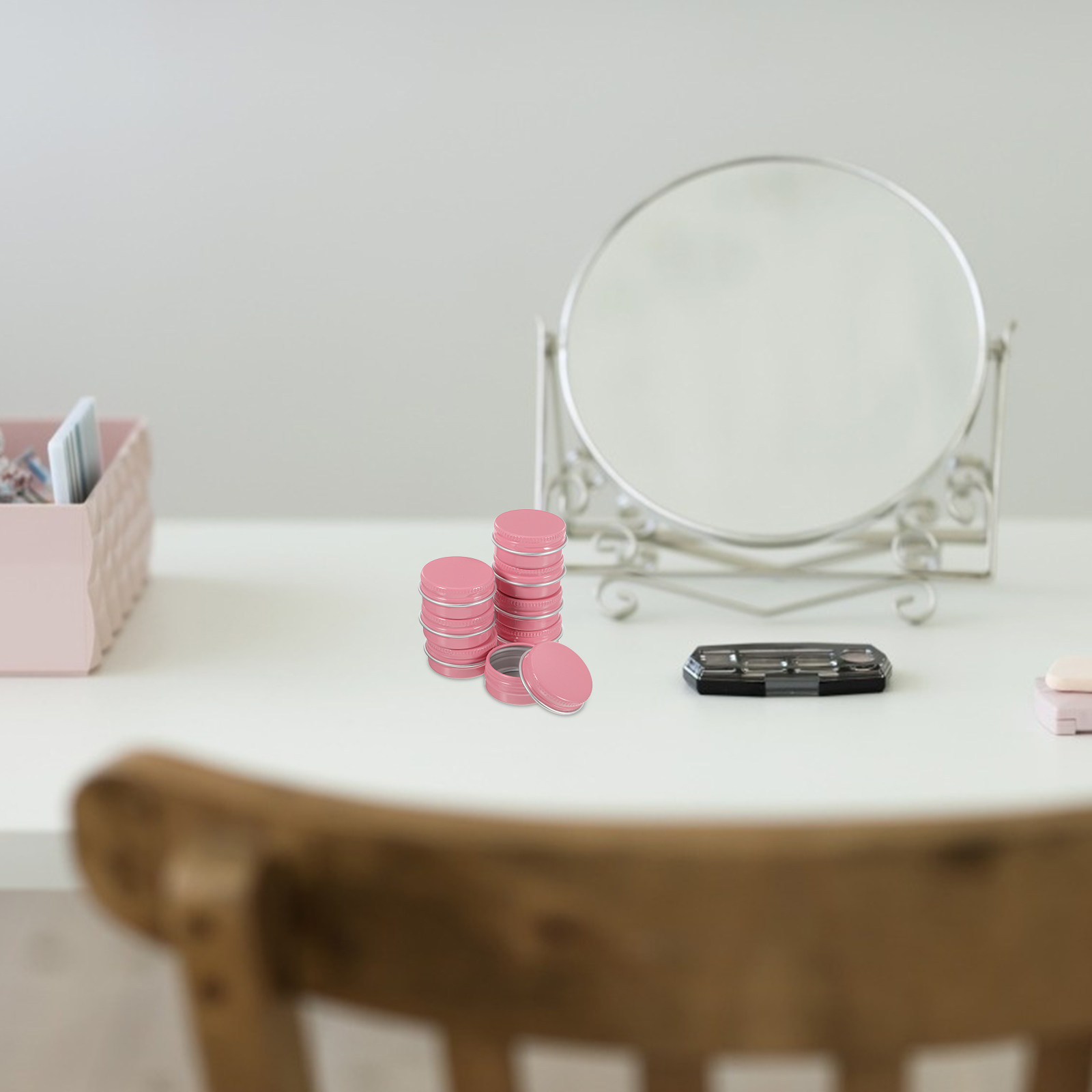 8 ชิ้น กระปุกอลูมิเนียมทรงกลมเ - Lip Balm บทวิจารณ์และราคา