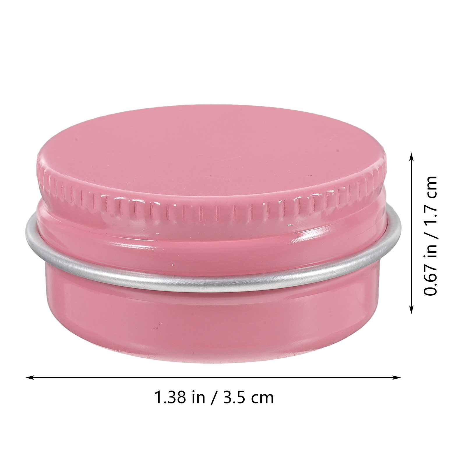 8 ชิ้น กระปุกอลูมิเนียมทรงกลมเ - Lip Balm บทวิจารณ์และราคา