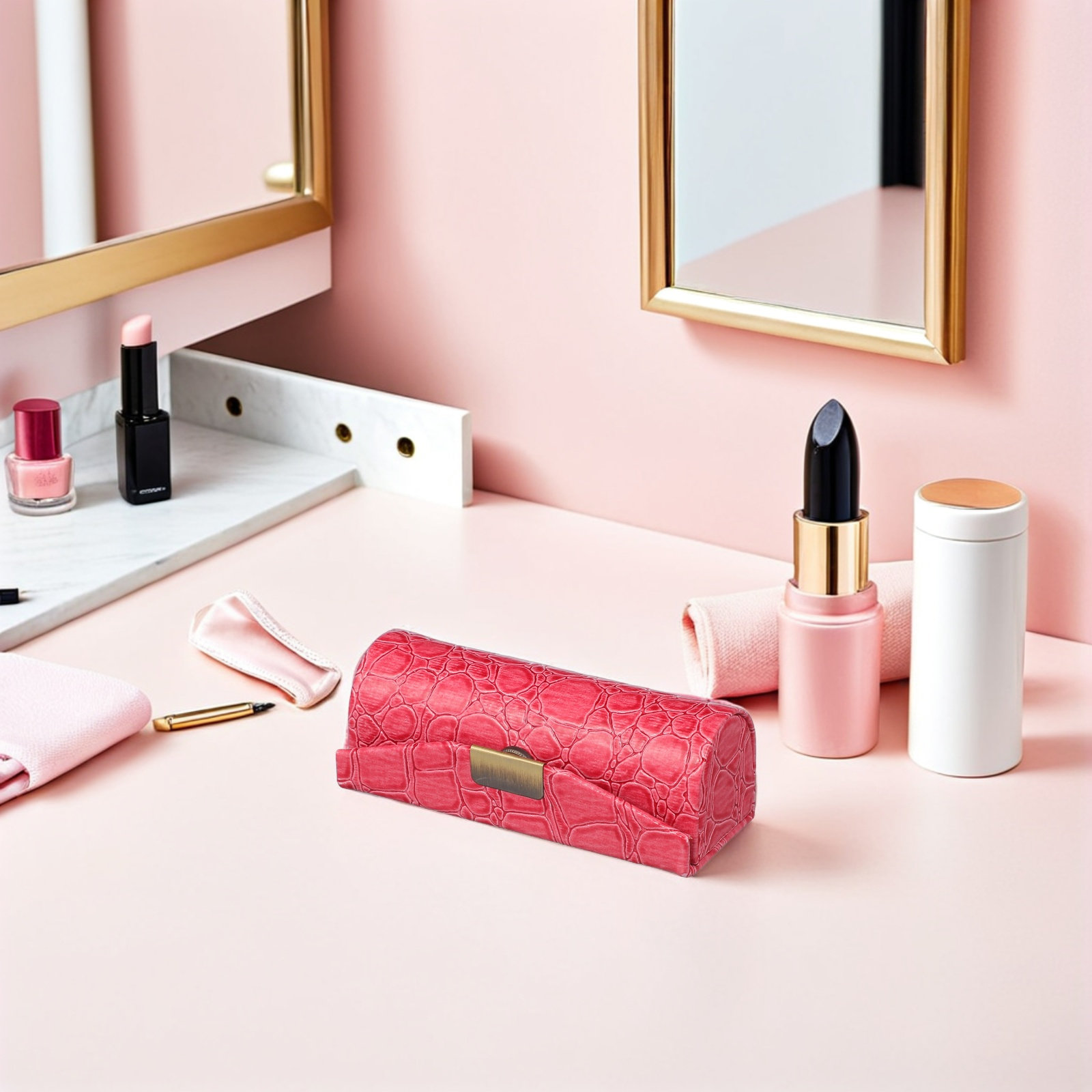 กล่องใส่ลิปสติก วัสดุ PU ที่เก - Lip Balm บทวิจารณ์และราคา