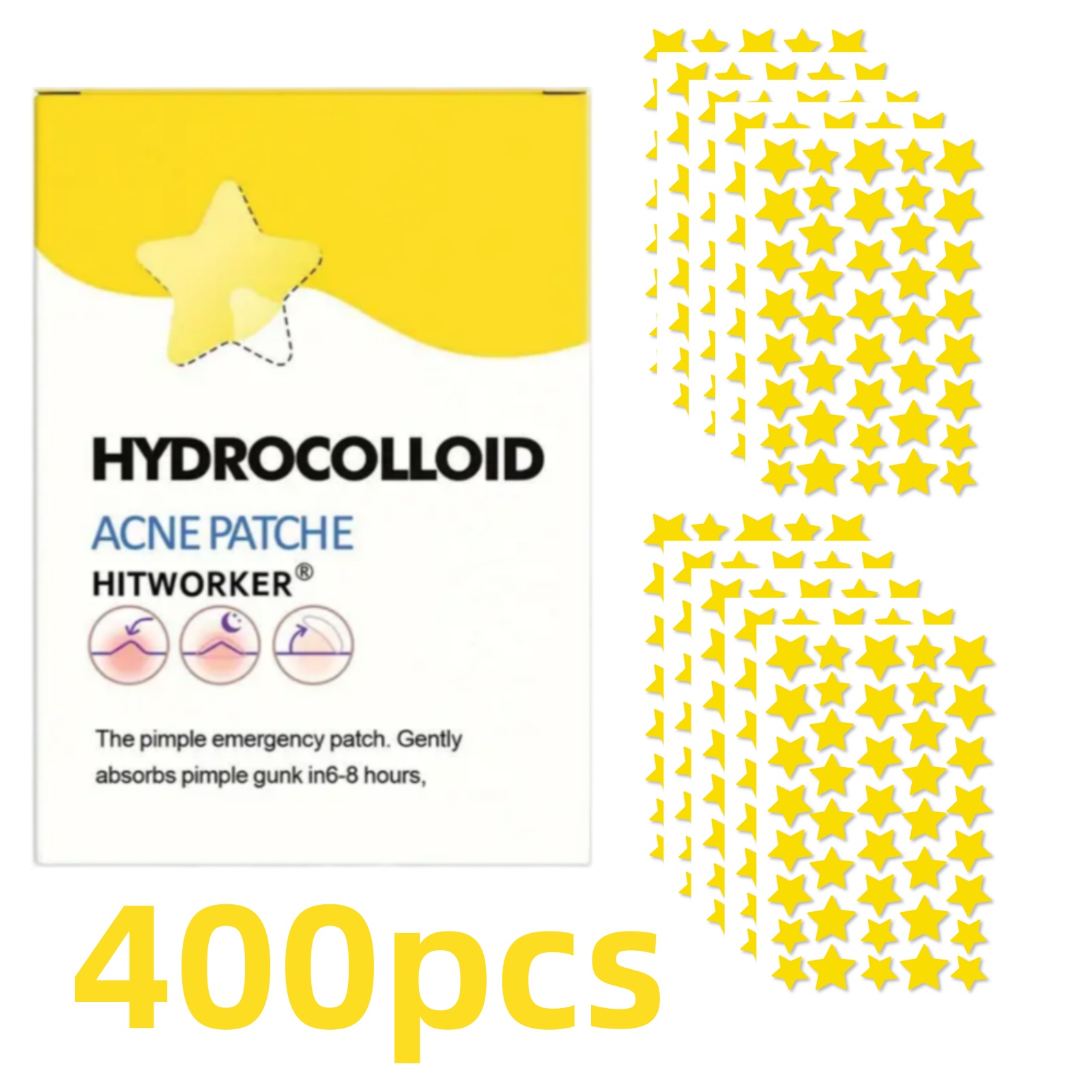 แผ่นแปะสิวรูปดาว 200/400 ชิ้น  - Skincare China บทวิจารณ์และราคา