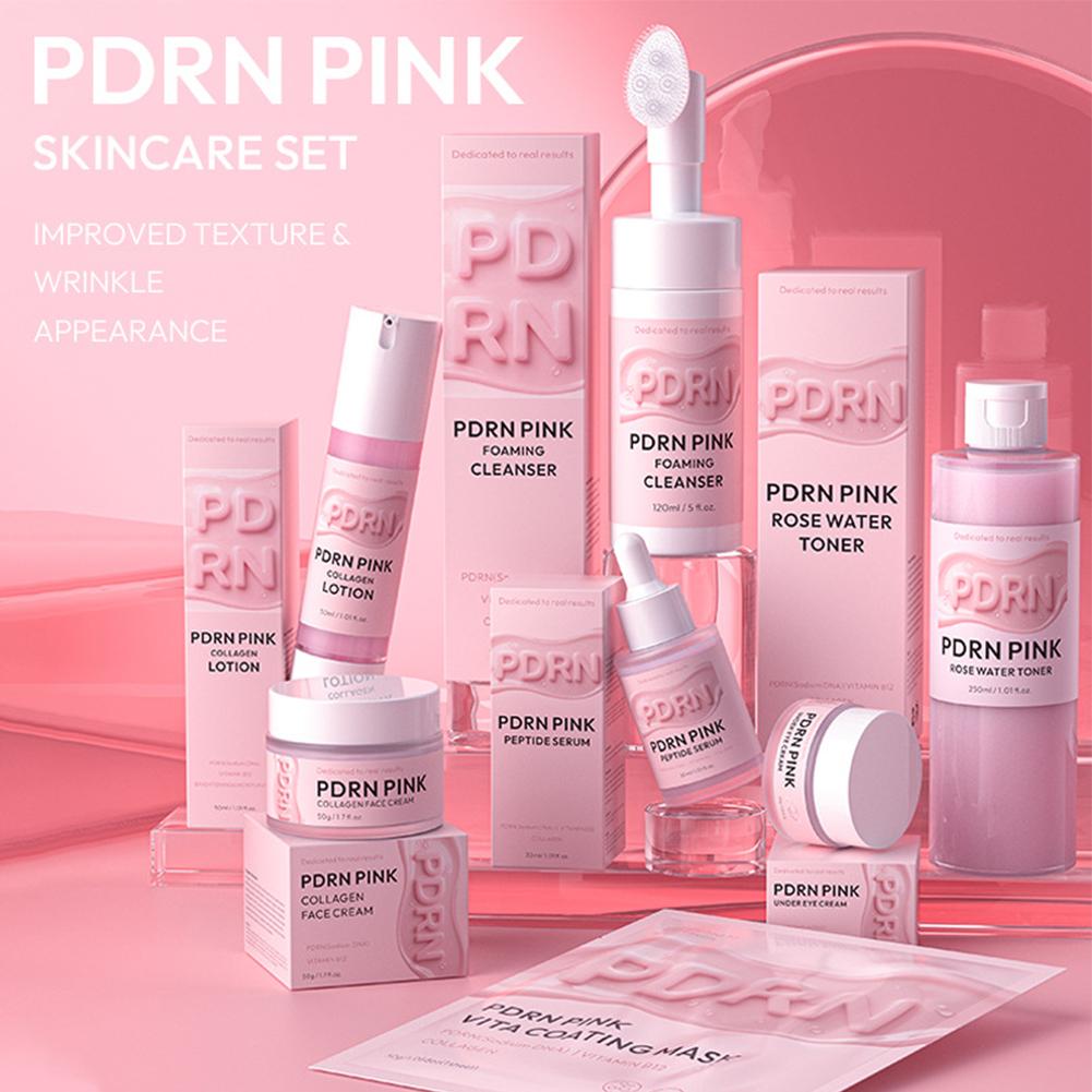 ชุดผลิตภัณฑ์บำรุงผิว Pink PDRN - Skincare Glowing บทวิจารณ์และราคา