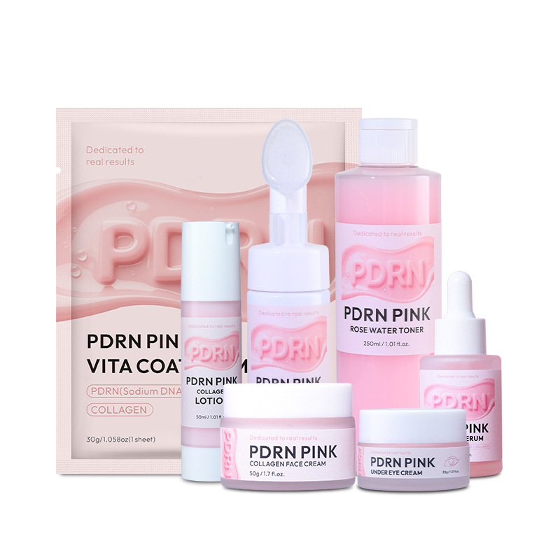 ชุดผลิตภัณฑ์บำรุงผิว Pink PDRN - Skincare Glowing บทวิจารณ์และราคา