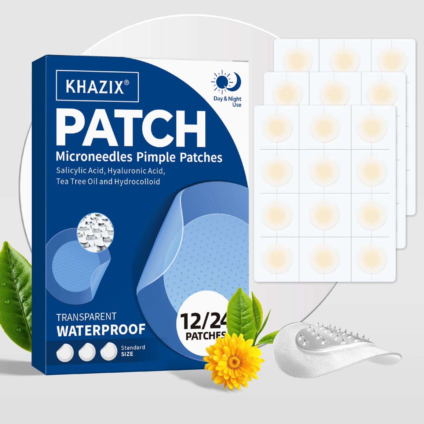 แผ่นแปะสิวไมโครนีดเดิล (24 แพ็ - Face Moisturizer บทวิจารณ์และราคา