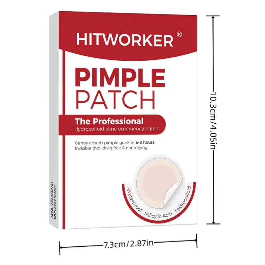 แผ่นแปะสิว HITWORKER แบบไฮโดรเ - Face Oil บทวิจารณ์และราคา