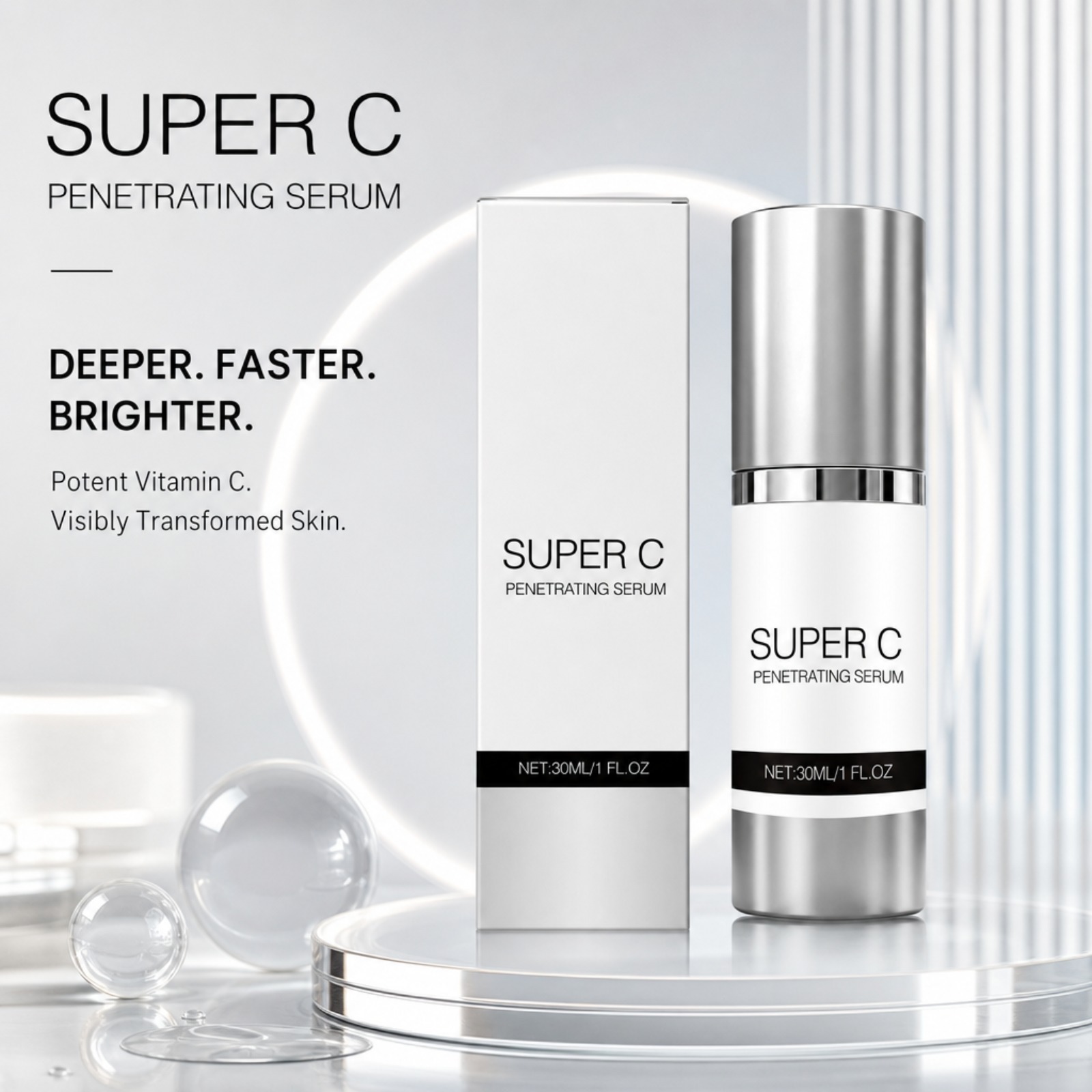 เซรั่มวิตามินซี บำรุงผิวหน้าให - Vitamin C Serum บทวิจารณ์และราคา
