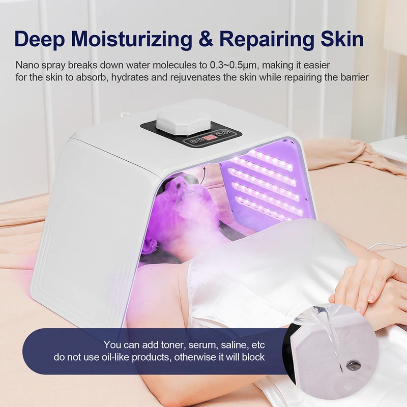 7 สี LED โฟตอนบิวตี้มาส์กบำรุง - Face Mask Skincare บทวิจารณ์และราคา