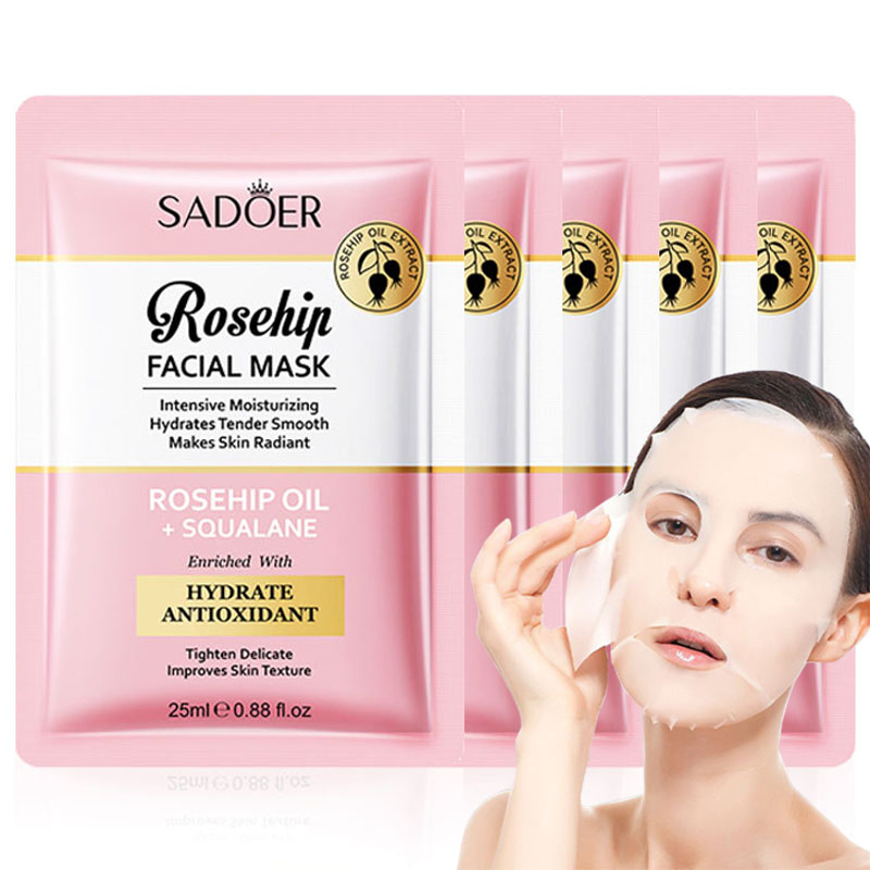 5/10 ชิ้น SADOER มาส์กหน้าโรสฮ - Face Oil Rosehip บทวิจารณ์และราคา
