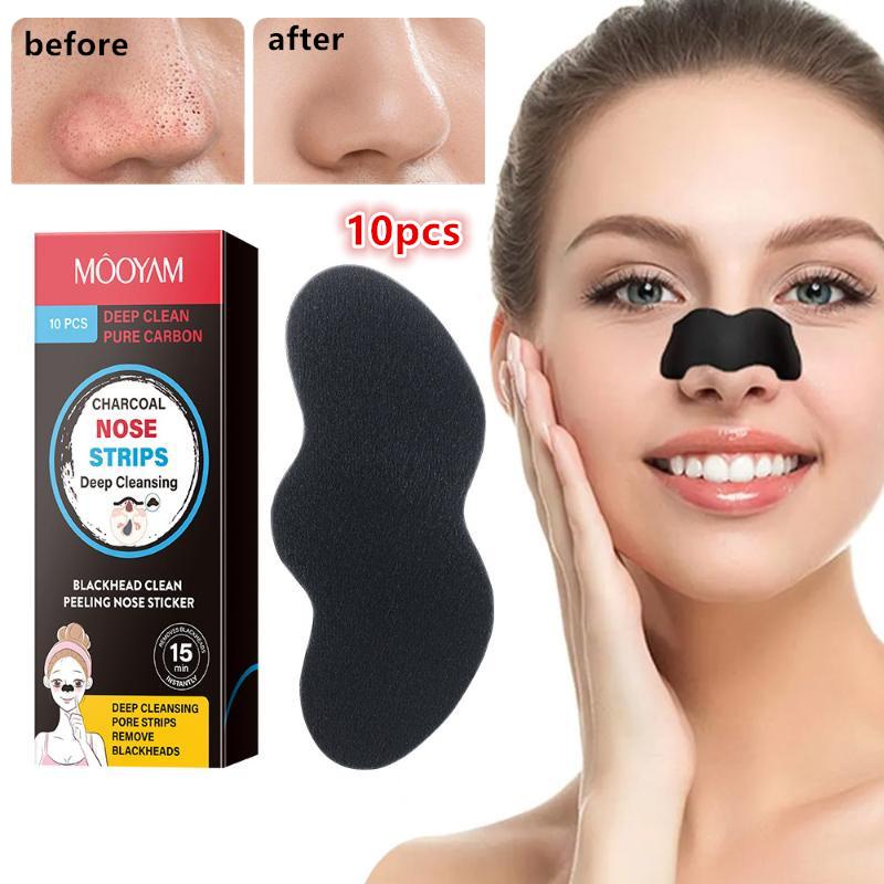 แผ่นลอกสิวเสี้ยน 10 ชิ้น สำหรั - Face Mask Skincare บทวิจารณ์และราคา