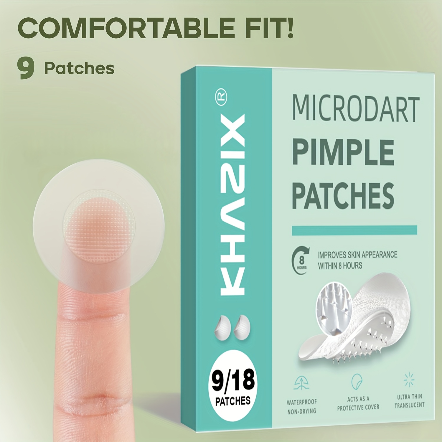 แผ่นแปะสิวสูตรน้ำ 9 ชิ้น แผ่นแ - Face Moisturizer บทวิจารณ์และราคา