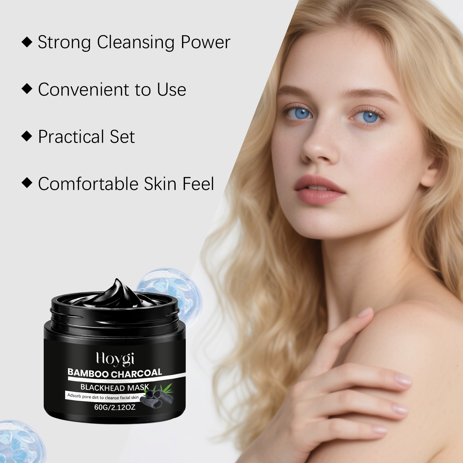 มาส์กถ่านไม้ไผ่ลอกสิวเสี้ยน ทำ - Face Mask Skincare บทวิจารณ์และราคา