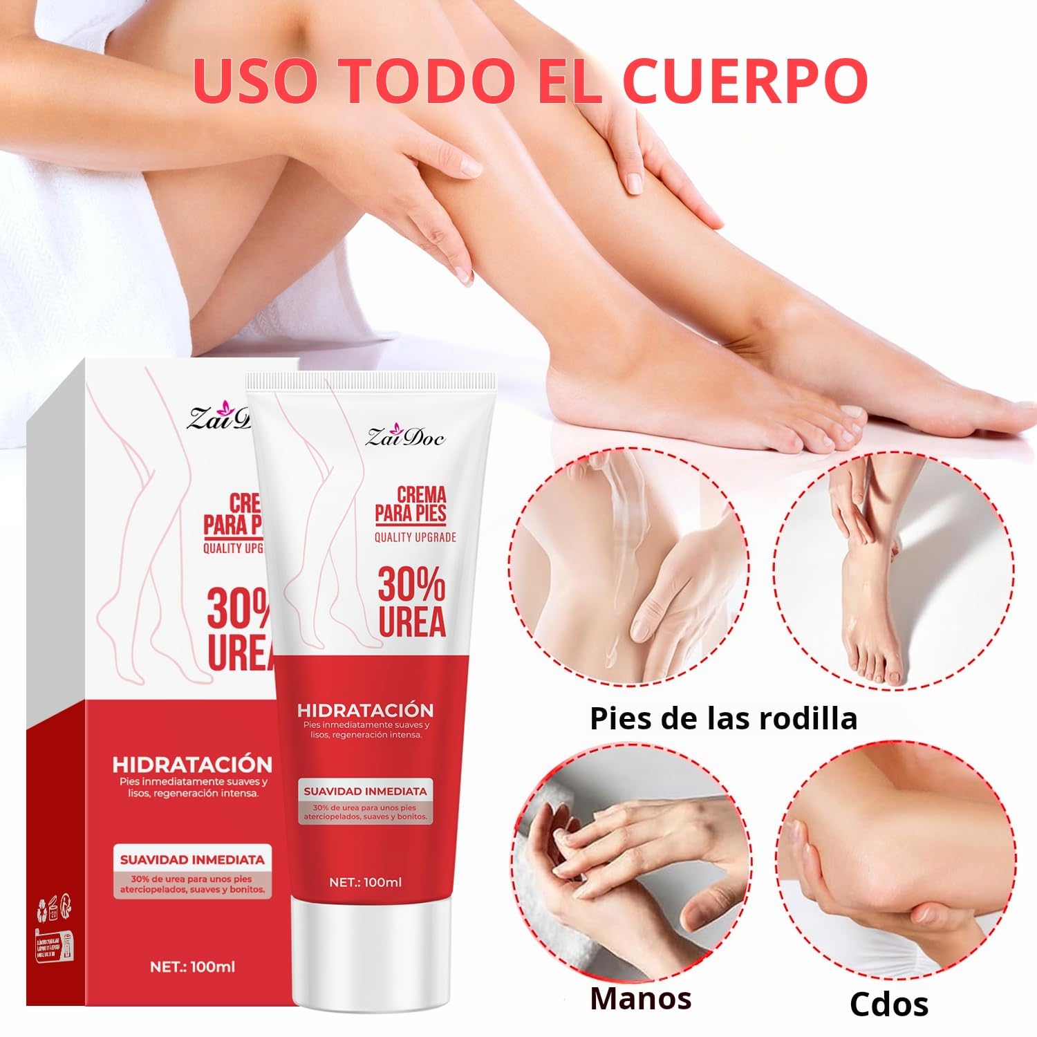 ZaiDoc ครีมบำรุงเท้า ยูเรีย 10 - Urea Foot Cream บทวิจารณ์และราคา